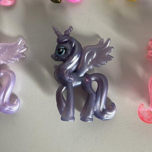 7 My Little Pony G4 Princess Luna Celestia Cadance Twilight Mini MLP Blind Bag - Picture 10 of 16